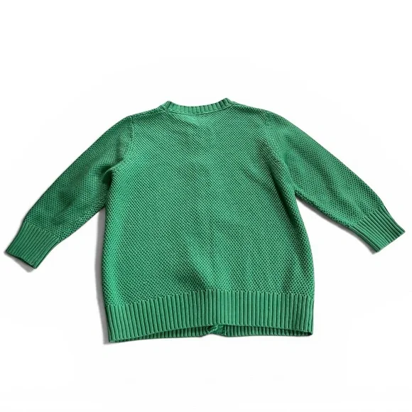 L.L. Bean Women’s Vintage Green Button Down Knit Cardigan - L - Picture 2 of 8